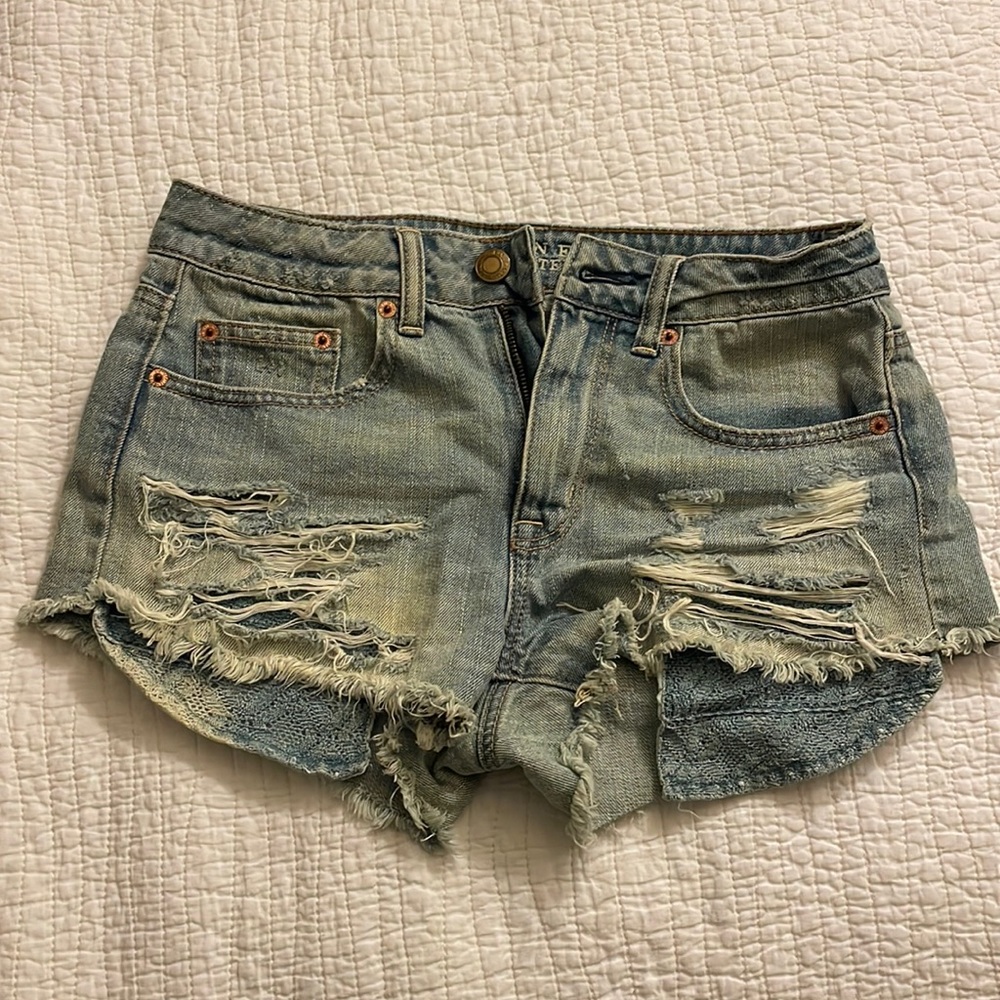 American Eagle Jean Shorts Size 2